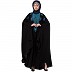 Designer  embroidered Persian Kaftan- Black-turq
